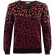 Pull Hajo "Joy Of Life" Leopard Rouge