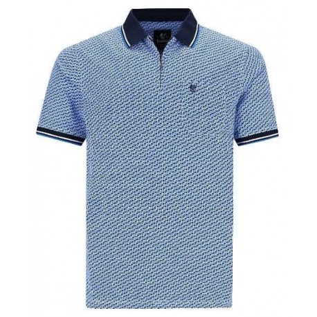 Polo Hajo Stay fresh Bleu