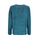 Pull Hajo "Joy Of Life" Fantaisie - Bleu Canard