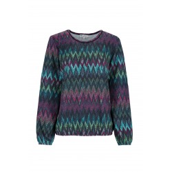 Pull Joy Of Life Fantaisie - Mauve Vert