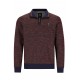 Sweat Hajo Stay Fresh Chiné Bordeaux