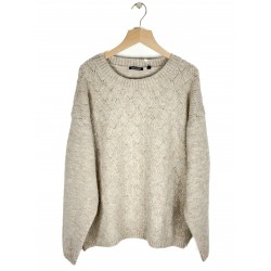 Pull Blue Seven Maille Beige