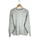 Pull Blue Seven Maille Gris