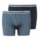 Boxer Pack X2 Tom Tailor Rayé Bleu / Blanc